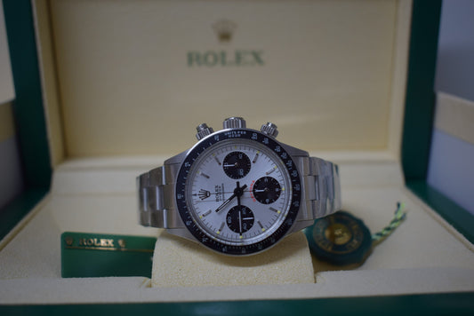 ROLEX DAYTONA PAUL NEWMAN 6263 ACCIAIO ARGENTEE/BLU