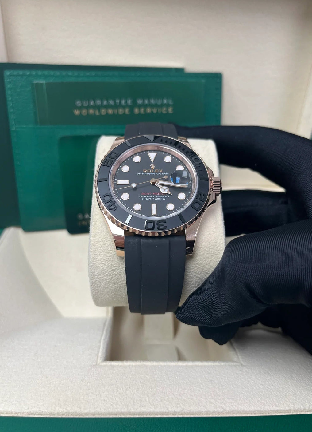 ROLEX YACHT-MASTER OYSTERFLEX ROSÈ GOLD