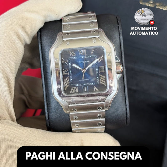 CARTIER SANTOS BLUE DIAL