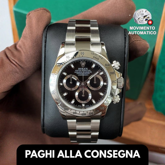 ROLEX DAYTONA ACCIAIO/BLACK DIAL